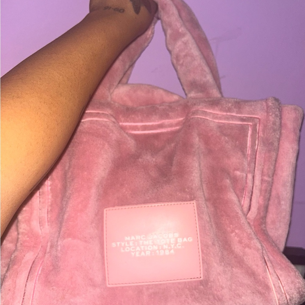 Marc Jacobs Blush Pink Plush Tote